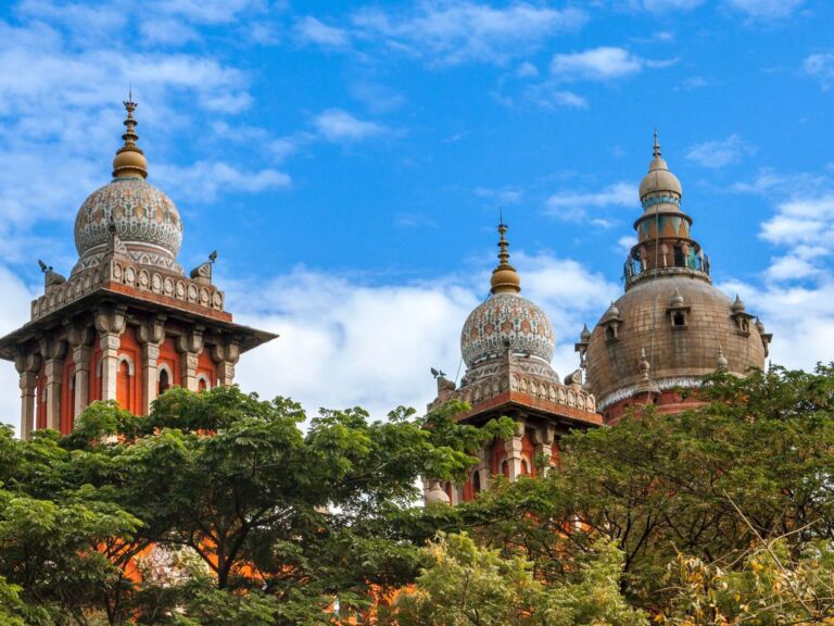 img-chennai-india High Court In Chennai, India. Beautiful Old Indian Building.